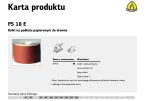 Klingspor PS 18 E &scaron;lifavimo ritinys 150mm x 50m P80, aliuminio oksidas, E-paper pagrindas