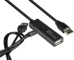 Good Connections GC-M0134 USB 2.0 ilginimo kabelis 20 m juodas su signalo stiprintuvu