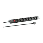 EFB Electronics EK631DE.2 Maitinimo blokas (montuojamas į stelažą) - 8x CEE 7/3 lizdai