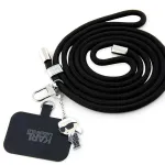 Karl Lagerfeld CBDY Cord Universal Phone Lanyard / Strap (Juoda)
