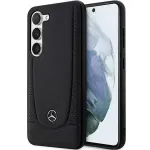 Mercedes-Benz S23 FE Hardcase Leather Urban Black, skirta Samsung Galaxy S23 FE