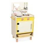 Janod Wooden Play Kitchen with 10 Accessories Shiny Grandma 3+