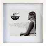 NIELSEN DESIGN Nielsen Aura White 20x20 Wood Picture Frame with Passepartout 1115001
