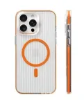 Evelatus Apple iPhone 16 Pro Suitcase MagSafe Case Transparent Orange