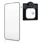 iLike Apple iPhone 16 X2 Super Set 2.5D Edge Full Face Tempered Glass + Camera Glass