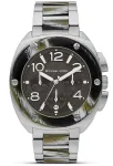 Michael Kors MK5595 Vyri&scaron;kas Laikrodis 44mm Nerūdijantis Plienas Chronografas Rožinio Aukso Spalvos
