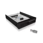 ICY BOX IB-2217ASTS Mobile Storage Rack &ndash; 2,5 colio (6,4 cm) į 3,5 colio (8,9 cm) &ndash; juoda