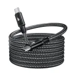 TB magnetinis USB-C į USB-C kabelis 1 m, juodas