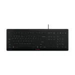 CHERRY STREAM PROTECT KEYBOARD Corded US-Layout Black
