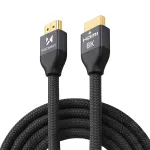 Wozinsky HDMI 2.1 laidas 8K 60Hz 48Gbps / 4K 120Hz / 2K 144Hz 5m sidabrinis (WHDMI-50)