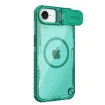 Nillkin Iceblade Prop Magnetic Dėklas su Fotoaparato Dangteliu ir Atramėle, skirtas iPhone 16e / 17e &ndash; Žalias