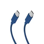 SBS TECABLE TISSUE TCCB USB-C į USB-C laidas 1,5 m 60 W pintas &ndash; mėlynas