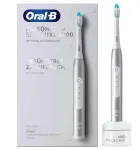 Oral-B Pulsonic Slim Luxe 4000 suaugusiųjų soninis dantų &scaron;epetėlis Platinum
