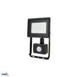 KAFLER KASTEL LED SMD prožektorius 20W 4000K 1640lm IP65 juodas su PIR jutikliu