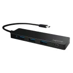 LogiLink UA0311 USB-C 3.2 Gen 2 Multiport Hub 4 prievadai juoda