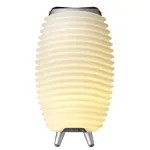 KOODUU SYNERGY 35 LED lempa su Bluetooth garsiakalbiu ir gėrimų au&scaron;intuvu - 41 x 24 cm, balta