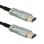 Qoltec 50472 HDMI kabelis, 20 m, HDMI Type A, juodas/sidabrinis