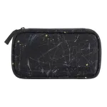 COOCAZOO Urban Metro penalas, poliesteris, pilka/juoda/balta, 22 x 10 x 6 cm, atsparus vandeniui, atsparus ply&scaron;imui, be PVC, be PFC