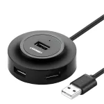 UGREEN 4-in-1 USB 2.0 Hub (20777) - juodas