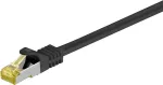 DSIT Cat.7 S/FTP PiMF RJ45 tinklo jungiamasis kabelis, 2 m, juodas