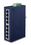 PLANET ISW-801T pramoninis 8 prievadų Fast Ethernet komutatorius, IP30, plonas korpusas