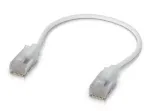 Tinklo jungiamasis kabelis UBIQUITI UACC-Cable-Patch-EL-C6A 0,15 m Cat6a RJ-45 permatomas baltas