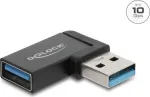 Delock USB 10 Gbps Type-A male to female adapter, kairėje kampu