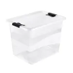 keeeper Crystalbox Cornelia sandėliavimo dėžė su dangčiu, 24 L, permatoma, 39,5 x 29,5 x 30 cm