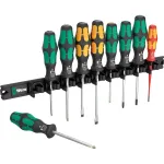 Wera 9650 magnetinis bėgelis Kraftform atsuktuvų rinkinys, 9 vnt (05051012001)