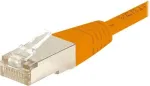 EXERTIS CONNECT CAT6 F/UTP komutacinis kabelis, oranžinis, 25 m, plonas su apsauga nuo užkabinimo 853339
