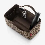 reisenthel Organizer Leo Macchiato poliesterio krep&scaron;io organizatorius 36x18x16 cm 8 L rudos spalvos