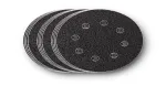 FEIN 115 mm sukibimo diskų rinkinys, 15 dalių, &scaron;iurk&scaron;tumas P40/P60/P80, 8 skylių 63717233020