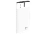 Power bank EnerGo 10000mAh baltas-juodas