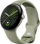Google Pixel Watch 5 WiFi i&scaron;manusis laikrodis, 41 mm, Satin Pyrite / Olive, GA11567-DE