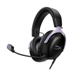 HyperX Cloud III ausinės su mikrofonu žaidimams, juoda / levandų