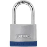ABUS Silver Rock 5/50 spyna, individualus raktas, cinkas, sidabrinė