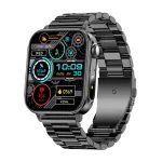 I&scaron;manusis laikrodis Colmi P80 Steel Black su Bluetooth ir &scaron;irdies ritmo matuokliu