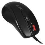 A4 Tech X-710 žaidimų pelė su slinkimo ratuku, laidas, USB, 2000 DPI, juoda