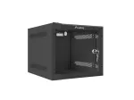 LANBERG 10 colių sieninis spintos korpusas 4U (280x310, juodas)
