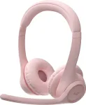 Logitech Zone 300 belaidės ausinės su mikrofonu, rožinės spalvos, 981-001412