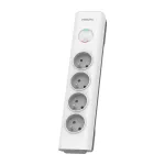 Apsauginis filtras Philips SPN7040WA/60 4 AC lizdai 600 J 2 m Baltas