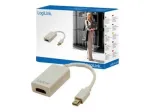 Vaizdo kabelio adapteris LOGILINK Mini DisplayPort į HDMI Type A CV0036A, 0,1 m, pilka