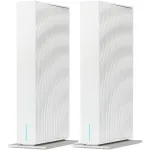 Acer Wave 7, Wi-Fi 7 mar&scaron;rutizatorius, EU ki&scaron;tukas, dviejų vienetų rinkinys, Gigabit Ethernet, dviejų juostų (2,4 GHz + 5 GHz arba 2,4 GHz + 6 GHz)