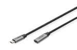 DIGITUS USB-C/M į USB-C/F PD60W Gen1 USB3.0 Prailginimo Laidas 1m 4K@60Hz