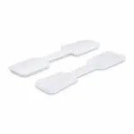 StarTech.com kabelių žymekliai 3,5 colio (9 cm), 100 vnt., balti, kabliukas prie kabliuko, ra&scaron;omi kabelių etiketės kabelių valdymui