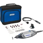 Rotacinis daugiafunkcis įrankis Dremel 3000, 130 W, 230 V, rankinis rotacinis įrankis pjovimui, &scaron;lifavimui ir poliravimui