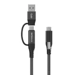 Vivolink PROUSBCMM1.5ADP USB-C laidas USB 3.2 Gen 2 1,5 m juodas