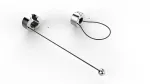 Vivolink PROADRING-S-WIRE plieninė apsauginė virvutė, juoda, 20 g