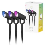 Hombli Outdoor Smart Spot Light Kit HBSK-0100 lauko i&scaron;manieji &scaron;viestuvai (3 vnt.), Bluetooth, juoda