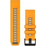 Garmin QuickFit 010-13393-01 silikoninis dirželis 26 mm Graphite Orange